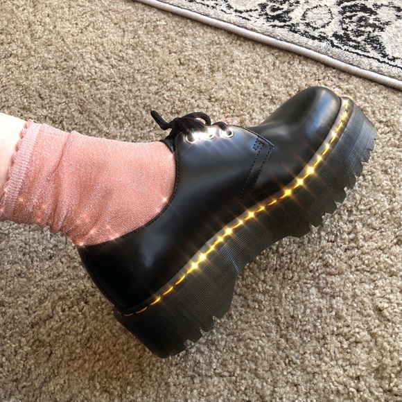 ✨SOLD✨ DR. MARTENS 1461 SMOOTH LEATHER PLATFORM - Picture 6 of 8